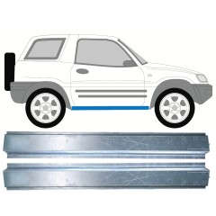 Inre tröskel reparationspanel för Toyota Rav4 1994-2000 / Vänster = Höger (symmetrisk) / Set 10881
