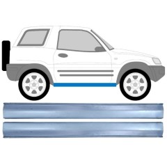 Tröskelplåt reparationspanel för Toyota Rav4 1994-2000 / Vänster = Höger (symmetrisk) / Set 9360