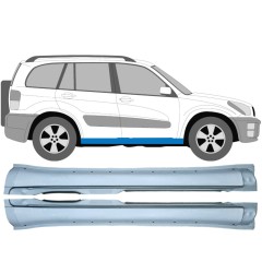 Tröskelplåt för Toyota Rav4 2000-2005 / Vänster+Höger / Set 9397
