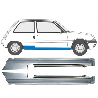 Tröskelplåt reparationspanel för Renault 5 1984-1996 / Vänster+Höger / Set 9706