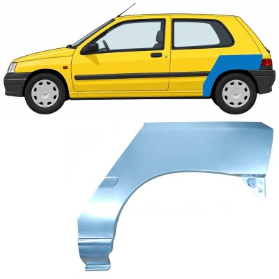 Sidovägg hjulhuskant för Renault Clio I 1990-1998 / Vänster 7681