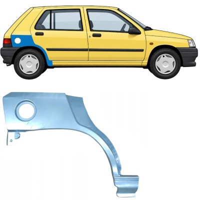 Sidovägg hjulhuskant för Renault Clio I 1990-1998 / Höger 7682
