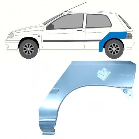 Renault Clio 1990 1998 5 Dörrar Tröskelplåt Till Höger 5216