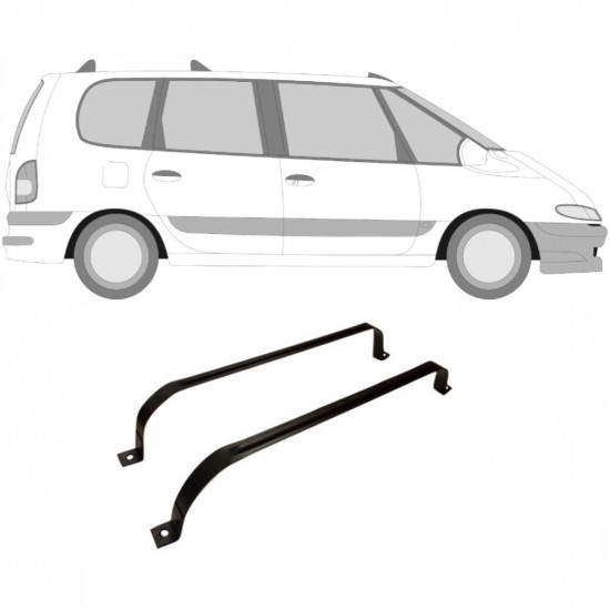 Hållarsats bränsletank för Renault Espace 1997-2002 9345