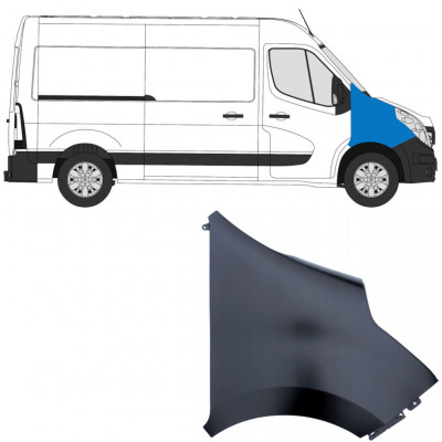 RENAULT MASTER 2010-2019 FRAMSKÄRM / HÖGER