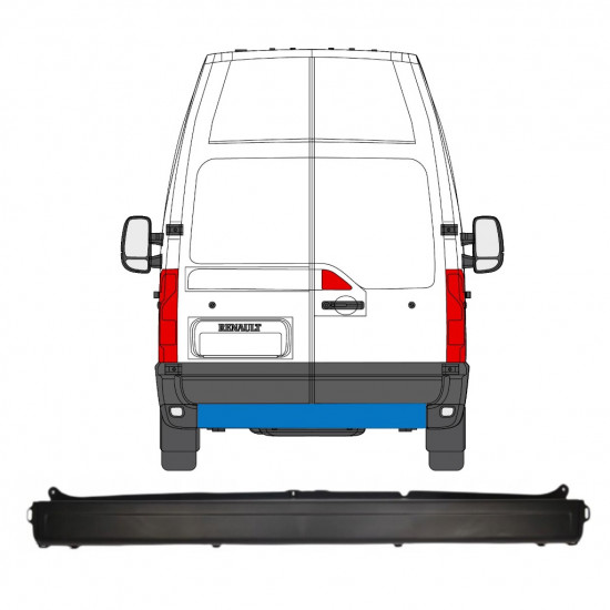 RENAULT MASTER 2010- BAKRE STÖTFÅNGARENS HÖRN