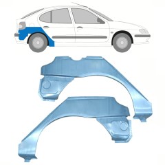 Sidovägg hjulhuskant för Renault Megane I Scenic 1995-2003 / Vänster+Höger / Set 10101