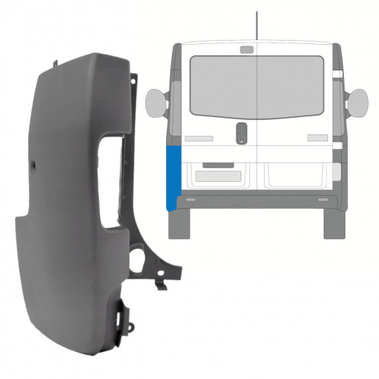 RENAULT TRAFIC 2001-2014 BAKRE STÖDFÖRNET / VÄNSTER