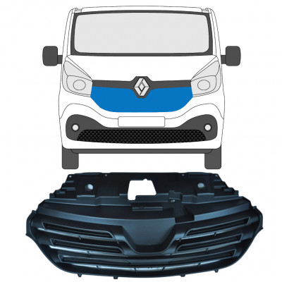 Grill för Renault Trafic 2014- 8210