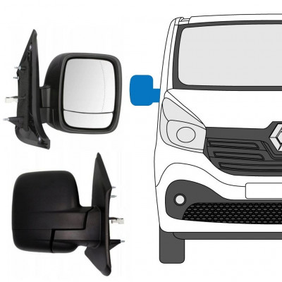 Elektrisk sidospegel för Renault Trafic 2014- / Höger 8229