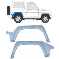 Sidovägg hjulhuskant för Daihatsu Feroza Rocky Fourtrak 1984-1993 / Vänster+Höger / Set 10418