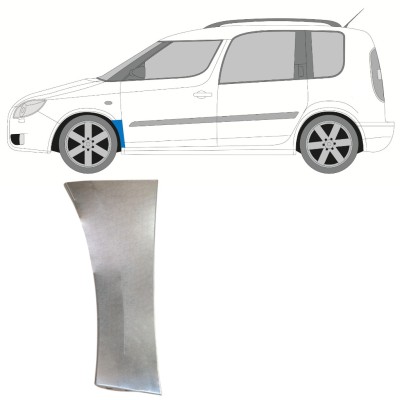 Reparationspanel till framskärm för Skoda Roomster Praktik 2006-2015 / Vänster 14694