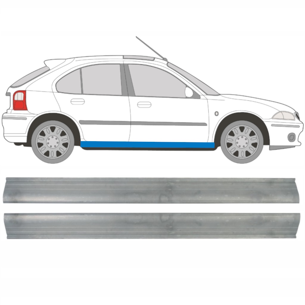 Tröskelplåt reparationspanel för Rover 25 Mg Zr 1995-2005 / Vänster+Höger / Set 9188