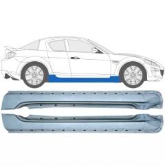 Tröskelplåt för Mazda RX-8 2003-2012 / Vänster+Höger / Set 9284
