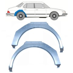 Sidovägg hjulhuskant för Saab 900 1978-1998 / Vänster+Höger / Set 11045