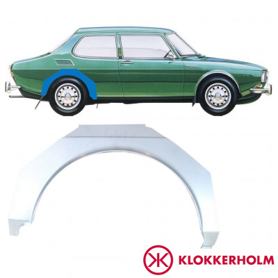 SAAB 99 1967-1987 REPARATION AV BAKSKÄRM / HÖGER