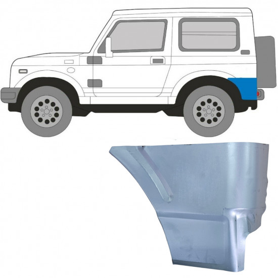 SUZUKI SAMURAI 1981-2004 BAK HJUL PANEL / VÄNSTER