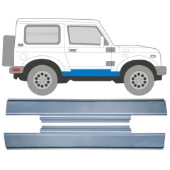 Tröskelplåt reparationspanel för Suzuki Samurai 1981- / Vänster+Höger / Set 16143