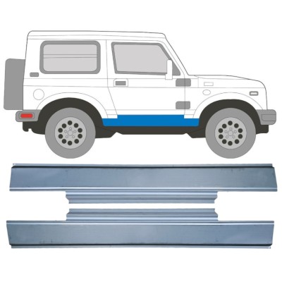 Tröskelplåt reparationspanel för Suzuki Samurai 1981- / Vänster+Höger / Set 16143