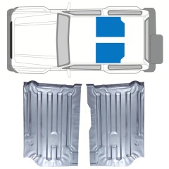 Golvreparationspanel för Suzuki Samurai 1981- / Vänster+Höger / Set 11824