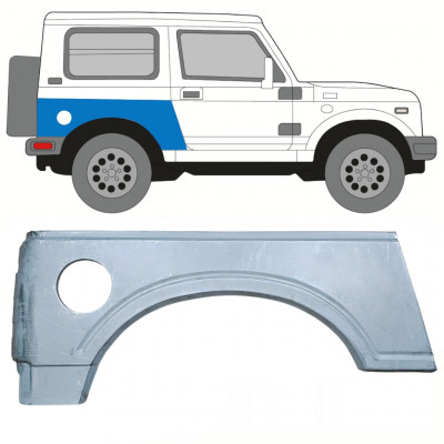 Sidovägg hjulhuskant för Suzuki Samurai 1981-2004 / Höger 10814