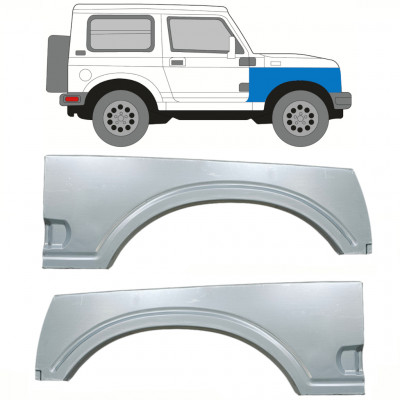 Reparationspanel till framskärm för Suzuki Samurai 1981-2004 / Vänster+Höger / Set 10031