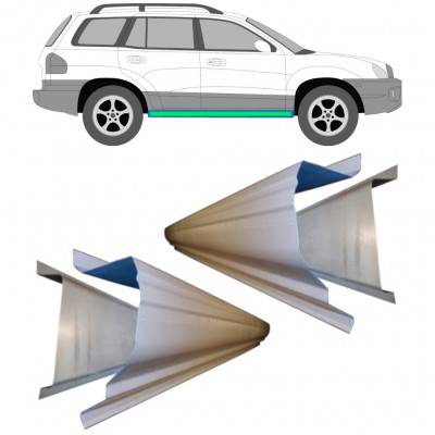 Reparationspanel för inre och yttre tröskel för Hyundai Santa Fe 2001-2006  / Set 11589