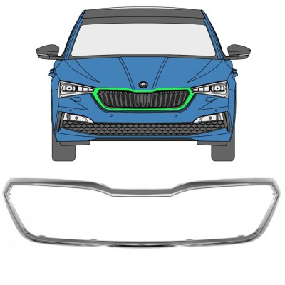 Grillram för Skoda Scala 2019- 16227
