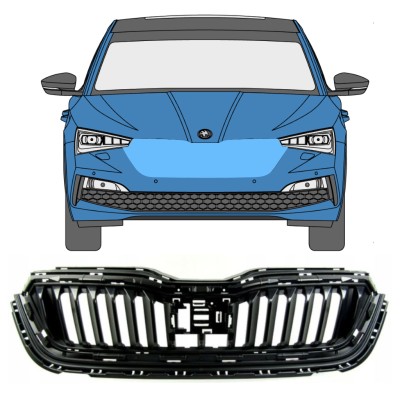 Grill för Skoda Scala 2019- 16226