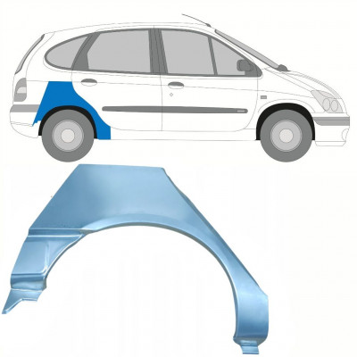 Sidovägg hjulhuskant för Renault Scenic 1995-2003 / Höger 8403