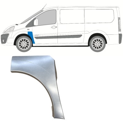 Reparationspanel till framskärm för Fiat Scudo 2007-2016 / Vänster 12898