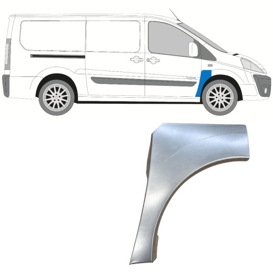 Reparationspanel till framskärm för Citroen Jumpy 2007-2016 / Höger 15231