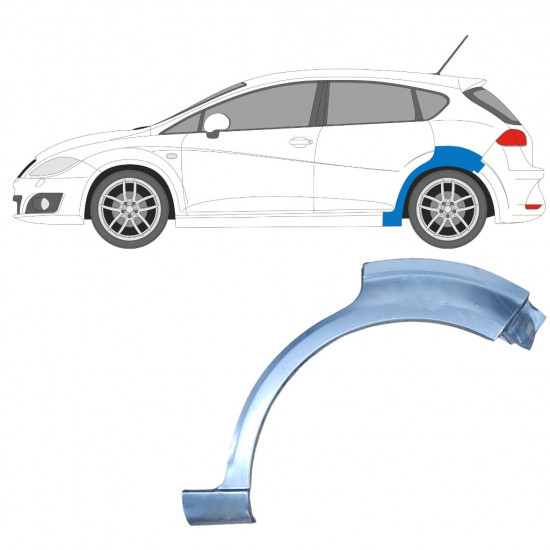 SEAT LEON 2005-2012 REPARATION AV BAKSKÄRM / VÄNSTER