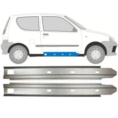 Inre tröskel reparationspanel för Fiat Seicento 1998-2010 / Vänster+Höger / Set 14716