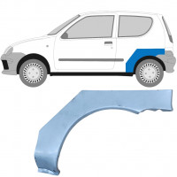 Sidovägg hjulhuskant för Fiat Seicento 1998-2010 / Vänster 6513