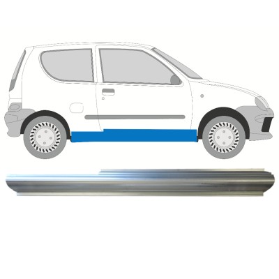Tröskelplåt reparationspanel för Fiat Seicento 1998-2010 / Höger 14717
