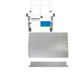 Inre + yttre bakdörr reparationspanel för Fiat Ducato 1994-2006 / Höger / Set 9753