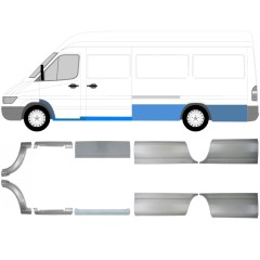 Reparationspanel set för Mercedes Sprinter 1995-2006 / Vänster+Höger / 5297