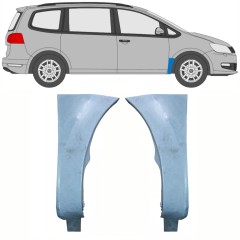 Reparationspanel till framskärm för Volkswagen Sharan 2010-2022 / Set 10502