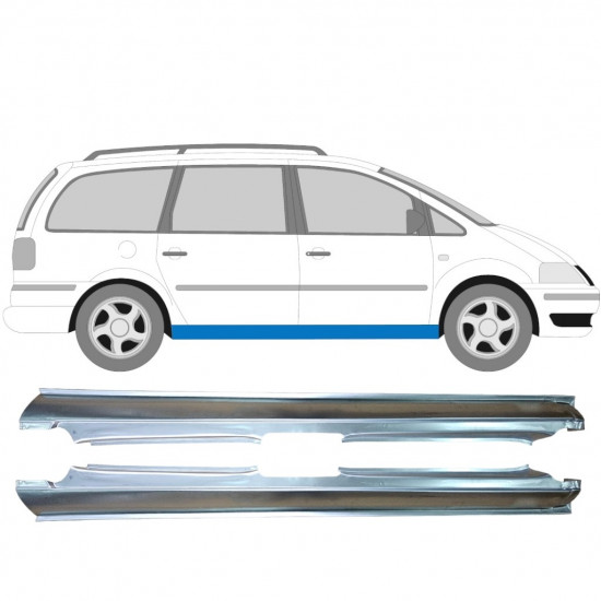 Tröskelplåt för VW Sharan Ford Galaxy 1995-2010 / Vänster+Höger / Set 9249