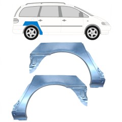 Sidovägg hjulhuskant för Volkswagen Sharan 1995-2010 / Vänster+Höger / Set 9219