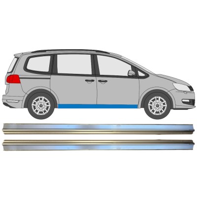 Nedre tröskelplåt reparationspanel för Volkswagen Sharan 2010-2022 / Vänster+Höger 14606