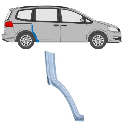 Fram del av bak skärm för Volkswagen Sharan 2010-2022 / Höger 14600