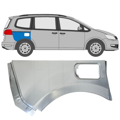 Sidovägg hjulhuskant för Volkswagen Sharan 2010-2022 / Höger 14597