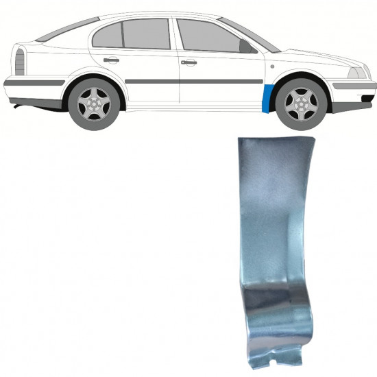 SKODA OCTAVIA 1996-2010 REPARATIONSPANEL FÖR FRAMSKÄRM / HÖGER