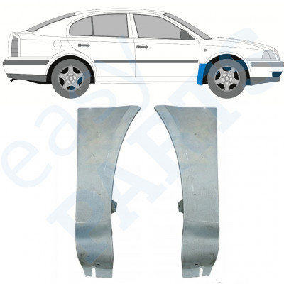 SKODA OCTAVIA 1996-2010 REPARATIONSPANEL FÖR FRAMSKÄRM / UPPSÄTTNING