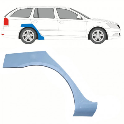 Sidovägg hjulhuskant för Skoda Octavia 2004-2013 / Höger 10185