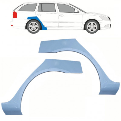 Sidovägg hjulhuskant för Skoda Octavia 2004-2013 / Vänster+Höger / Set 10187