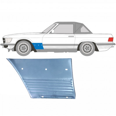 Reparationspanel till framskärm för Mercedes Sl-class 1971-1989 / Vänster 5078