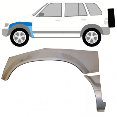 Reparationspanel till framskärm för Kia Sportage 1994-2002 / Vänster / Set 9981